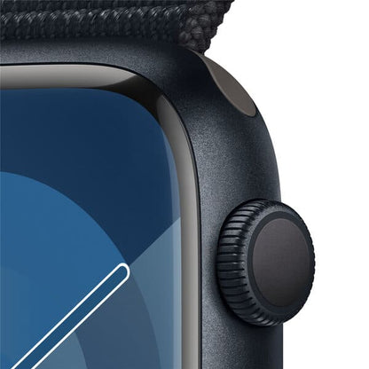 Apple Watch Series 9 45mm Midnight Aluminium Case with Midnight Sport Loop GPS