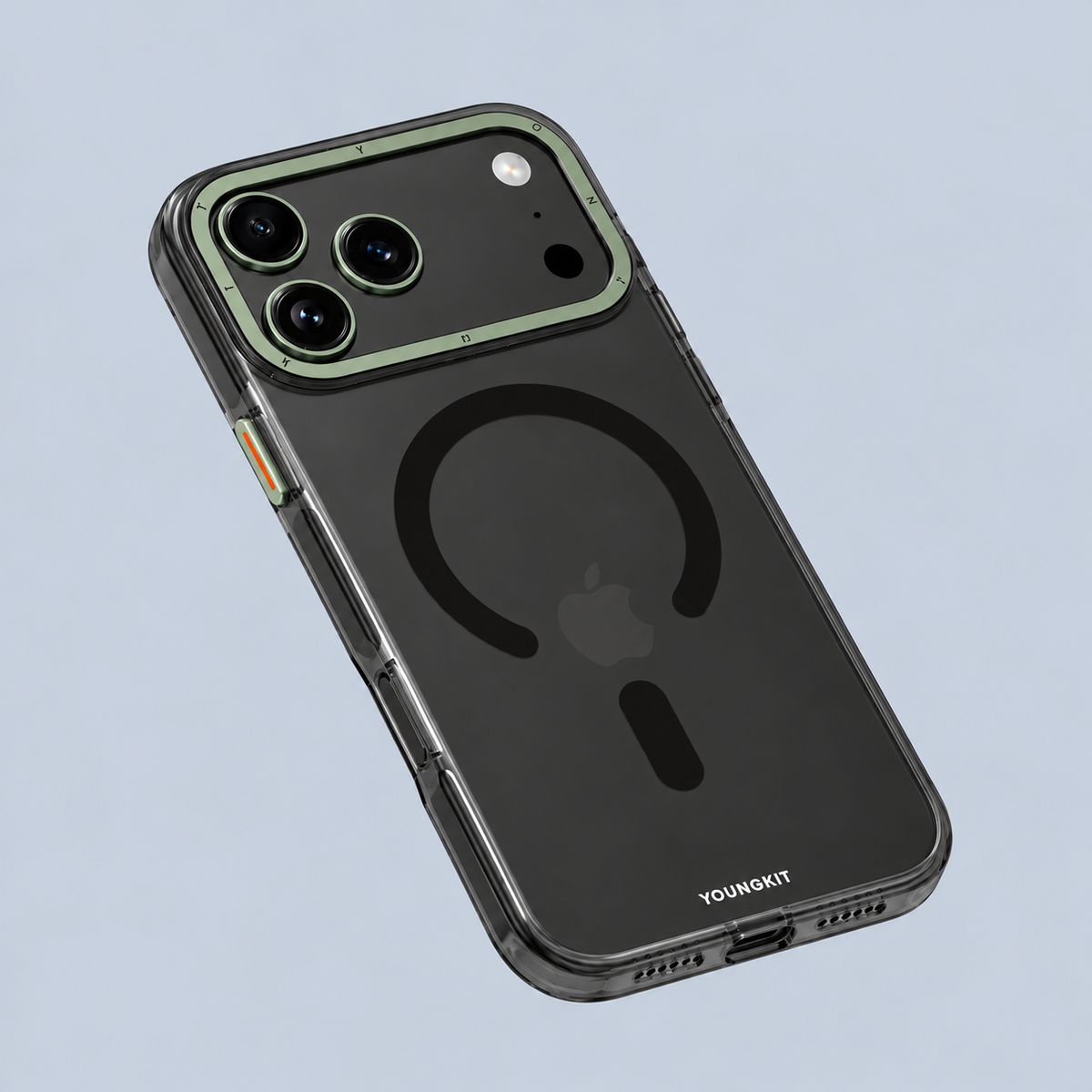 Youngkit iPhone 18 Pro Max / 17 Pro Max  Clear Series Magsafe Case- Black