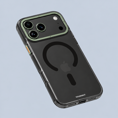 Youngkit iPhone 18 Pro Max / 17 Pro Max  Clear Series Magsafe Case- Black