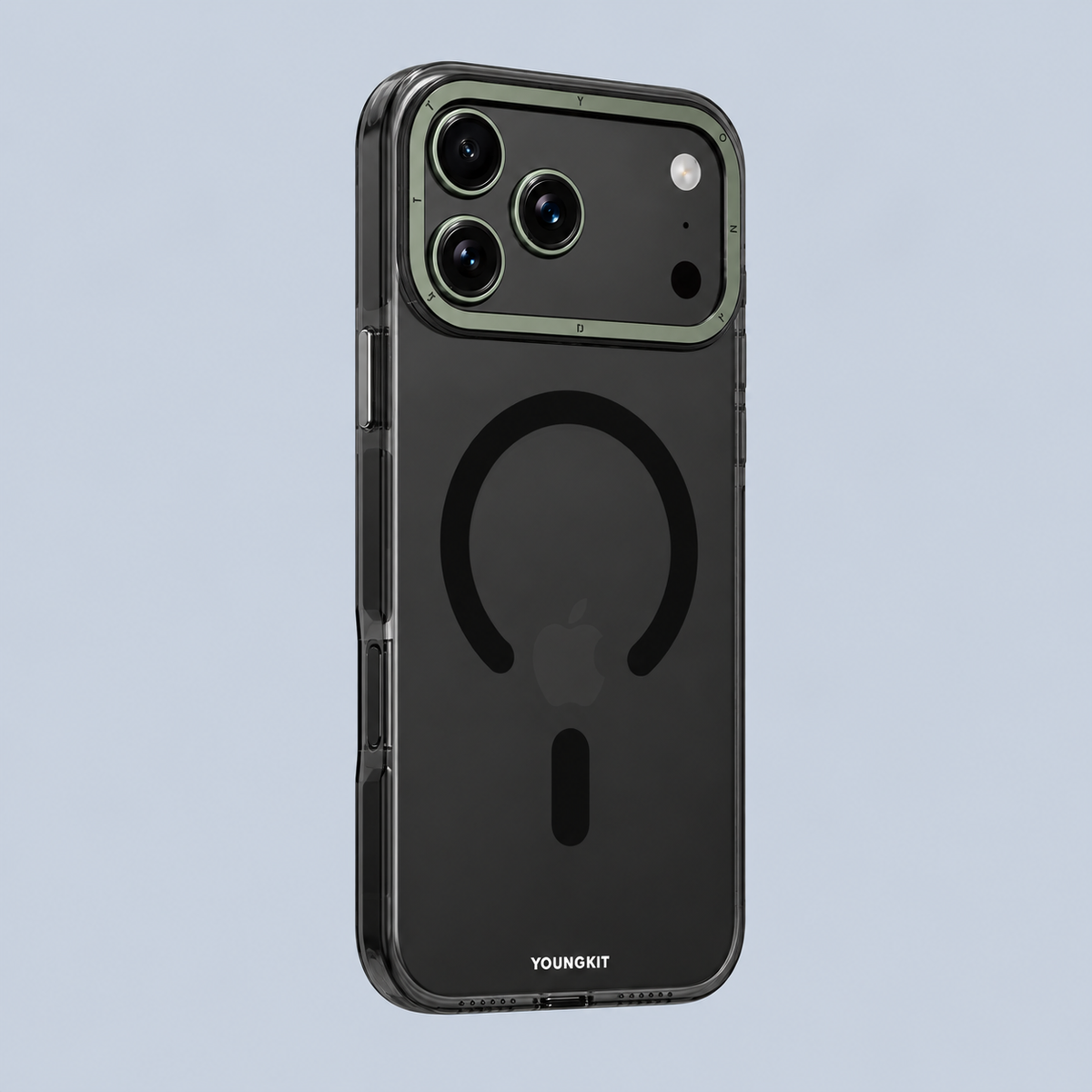 Youngkit iPhone 18 Pro Max / 17 Pro Max  Clear Series Magsafe Case- Black
