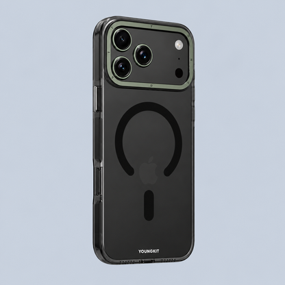 Youngkit iPhone 18 Pro Max / 17 Pro Max  Clear Series Magsafe Case- Black