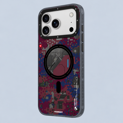 Youngkit iPhone 18 Pro Max / 17 Pro Max Camouflage Circuit MagSafe Case