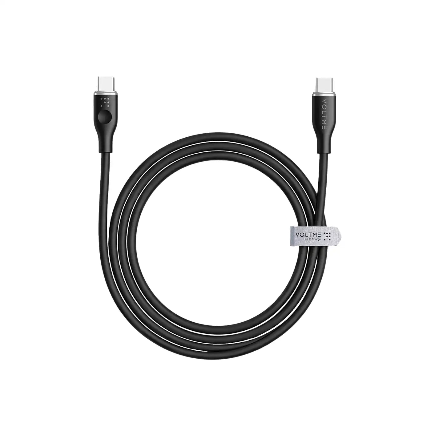 Voltme PowerLink MOSS USB-C to USB-C Cable – 100W – 1M – Black