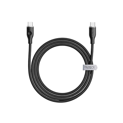 Voltme PowerLink MOSS USB-C to USB-C Cable – 100W – 1M – Black