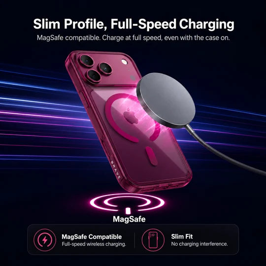 Brave Guard iPhone 18 Pro Max Protective Case with MagSafe - Burgundy