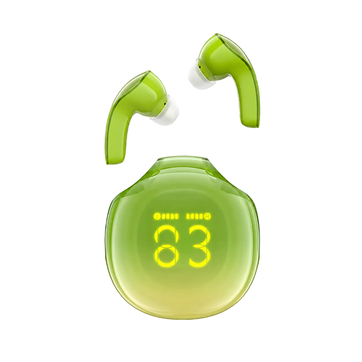 Acefast Headphones Earphones TWS T9, Bluetooth 5.3, IPX4 (Avocado Green)
