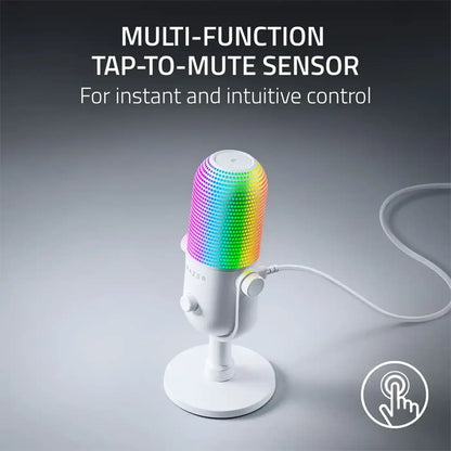 Razer Seiren V3 Chroma RGB USB Microphone Mic - White additional product image