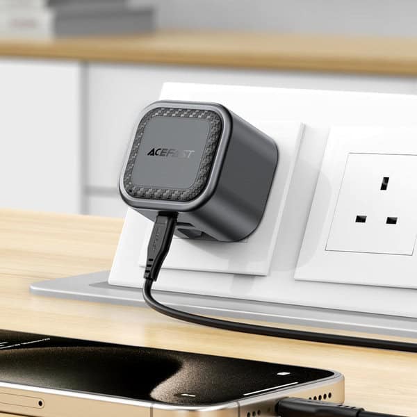 Acefast Fast Charge Wall Charger A120 PD35W GaN 1xUSB-C+1xUSB-A UK product image