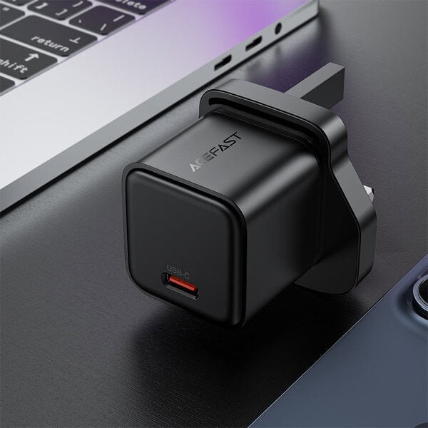 Acefast Fast Charge Wall Charger A124 PD30W GaN 1xUSB-C UK- with cable product image