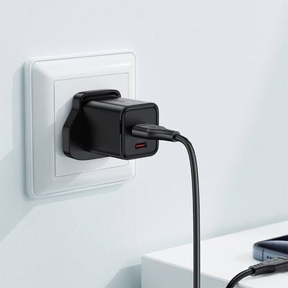 Acefast Charge Wall Charger A127 PD30W GaN 1xUSB-A+1xUSB-C UK additional product image