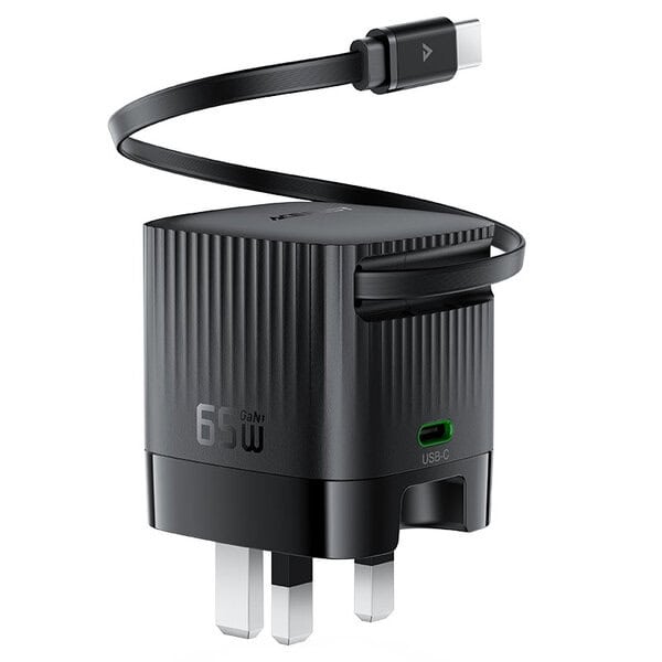 Acefast Charge Wall Charger A129 PD65W GaN 2xUSB-C UK product photo