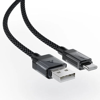 Acefast Charging Data Cable C12-04 USB-A to USB-C product photo