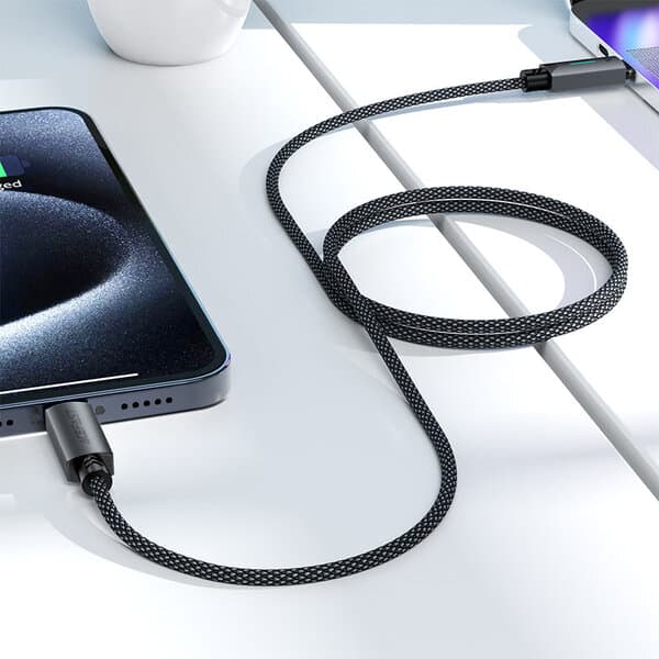 Acefast Charging Data Cable C19-03 USB-C to USB-C 60W product photo