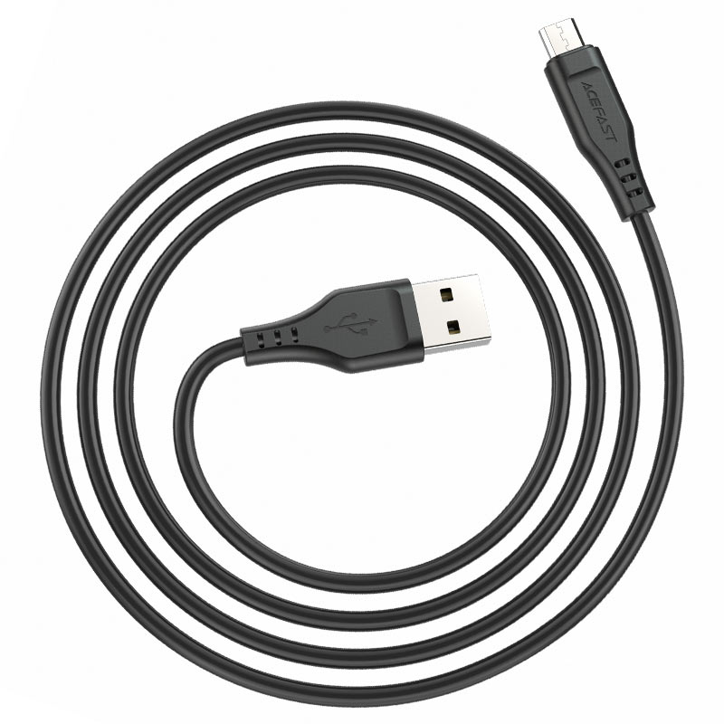 Acefast C3-09 USB-A To Micro-USB Tpe Charging Data Cable Black product photo