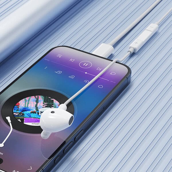 Acefast Wired Earphone L9- White additional product image