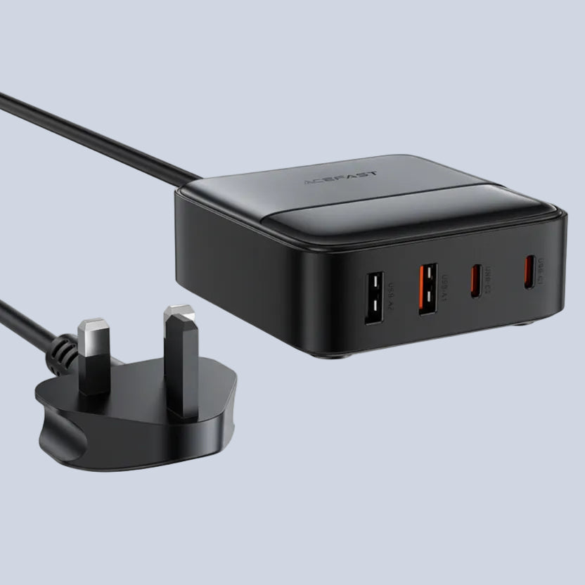 Acefast Desktop Power Station Z6 PD65W GaN 2xUSB-C+2xUSB-A UK product photo