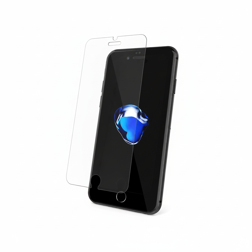 Porodo iPhone 8 7 Plus Tempered Glass Protector 0 33mm - clear screen protector