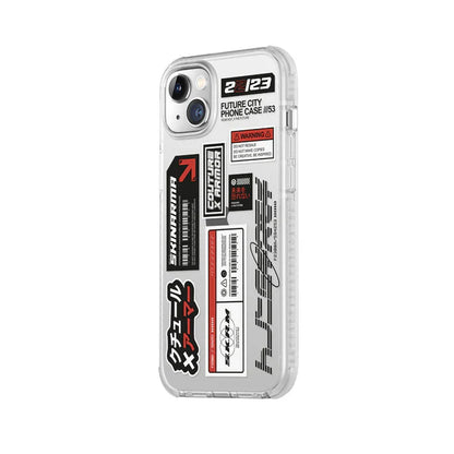 Skinarma iPhone 14 Plus Cover Clear Textured Air Cushion back view