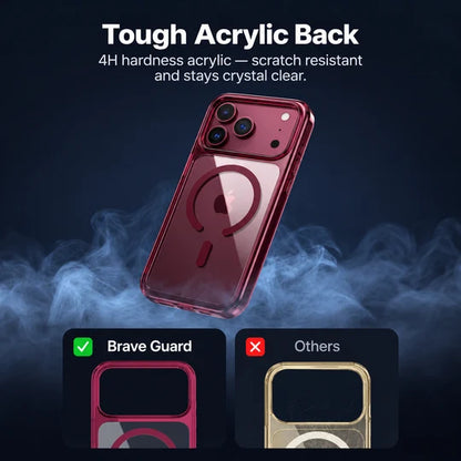 Brave Guard iPhone 18 Pro Max Protective Case with MagSafe - Burgundy
