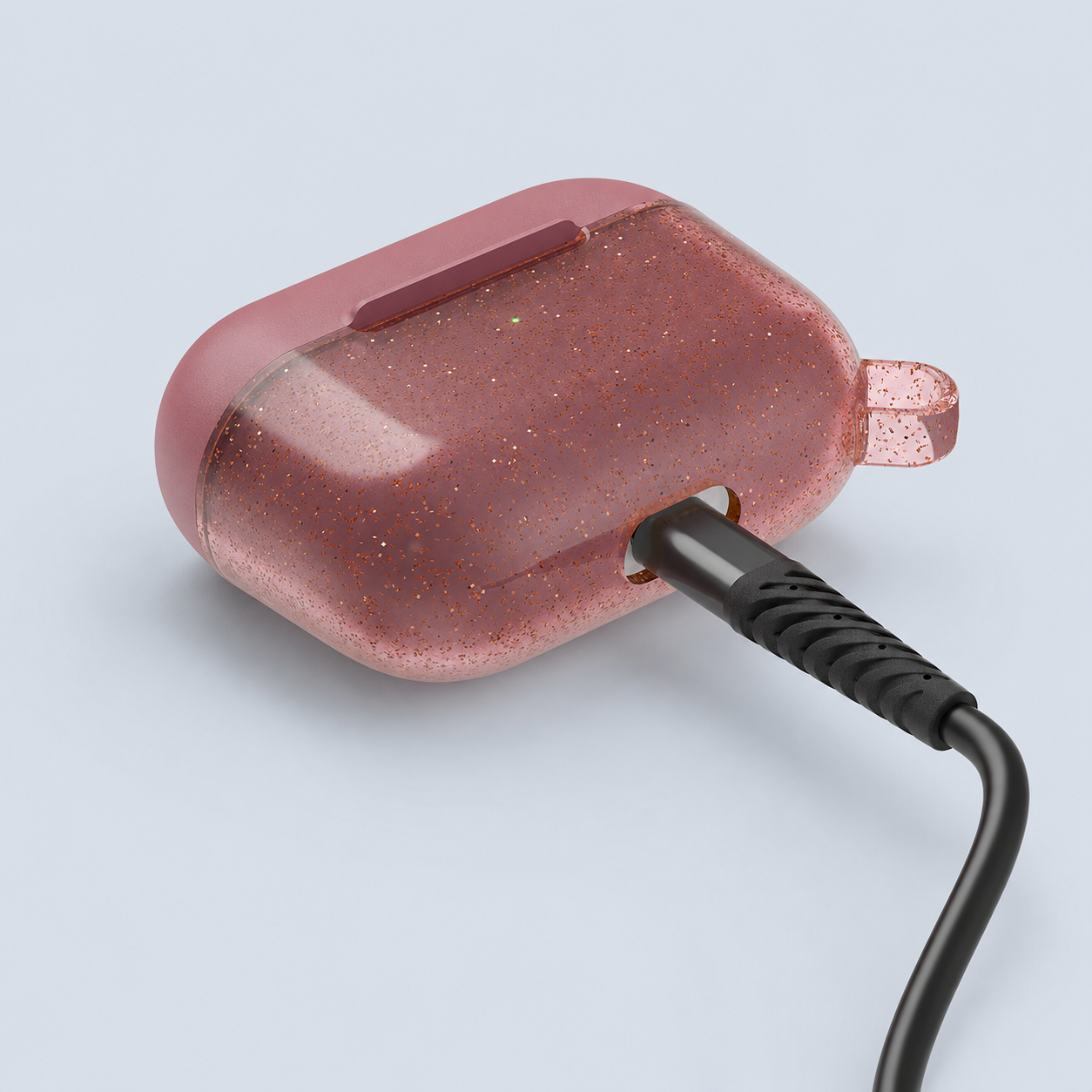 OtterBox AirPods Pro Sleek Protective Case Ispra Series - Pink in-use view