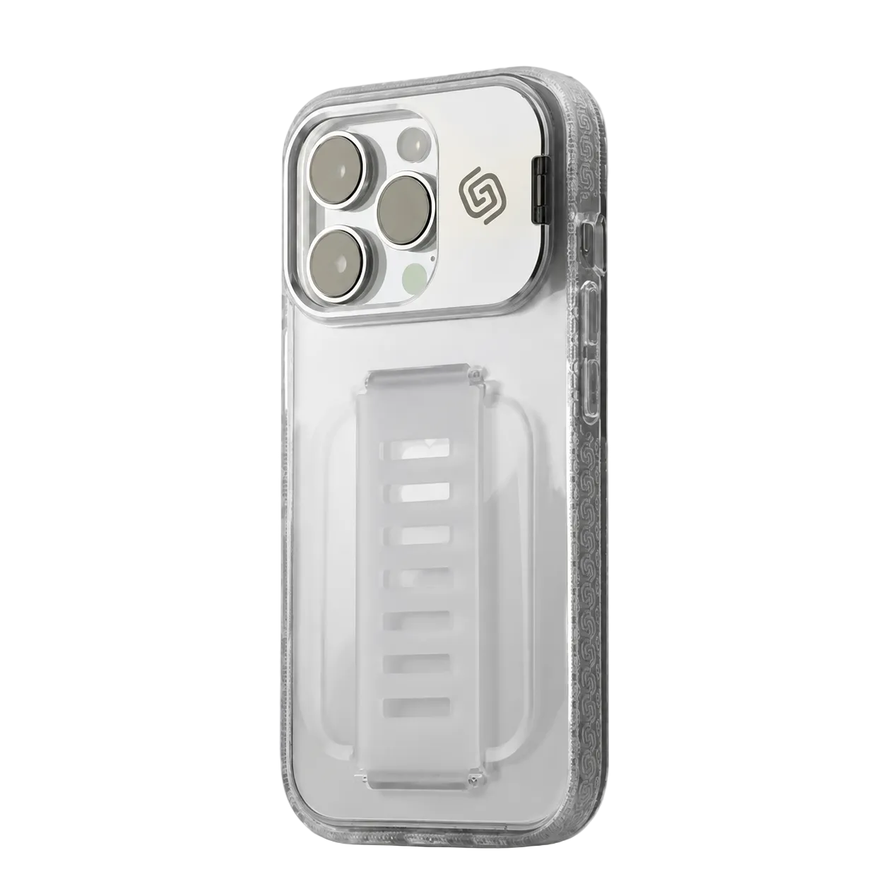 Grip2U iPhone 16 Pro Case Boost Kickstand Clear