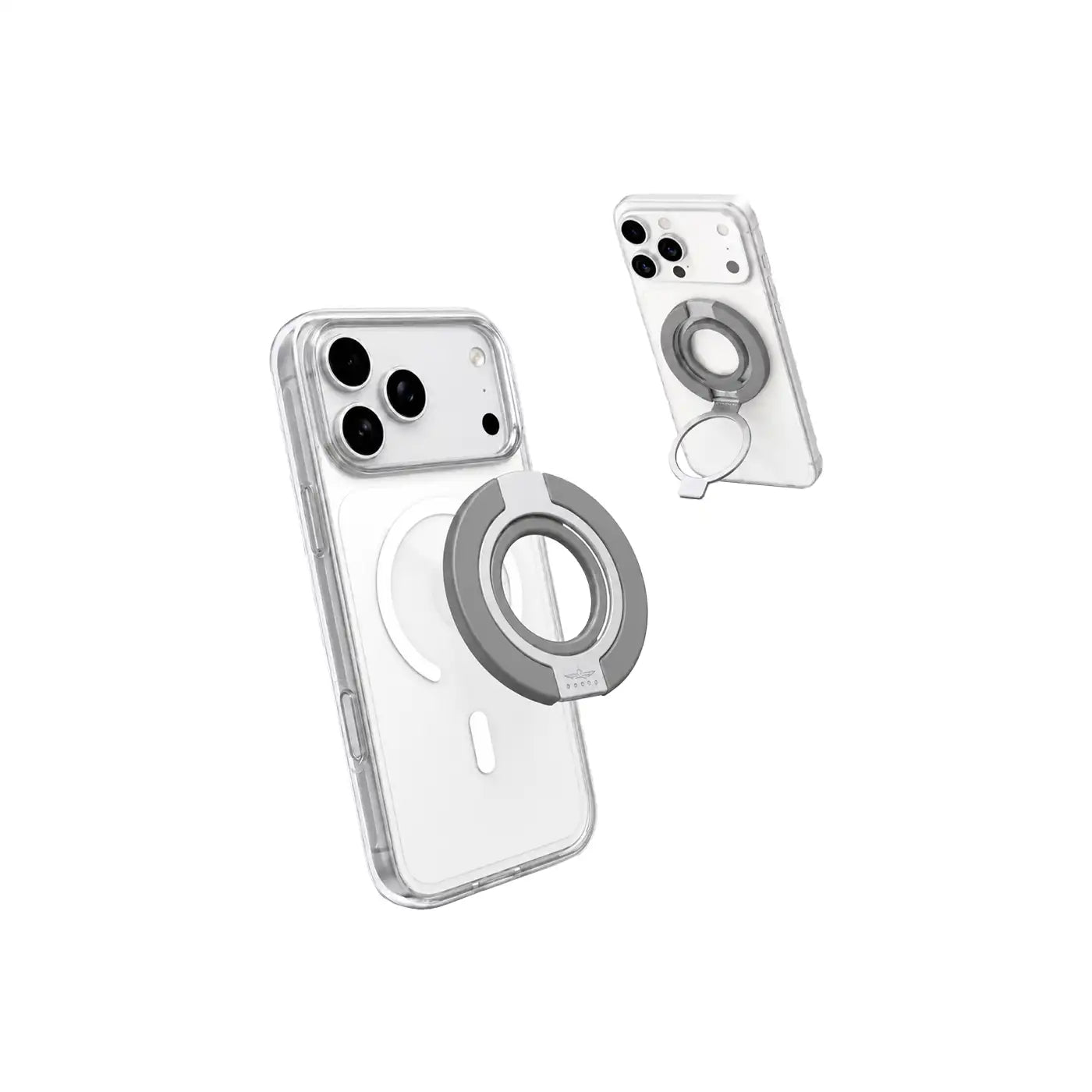 Brave Grip 3-in-1 Magnetic Grip and Kickstand – Grey