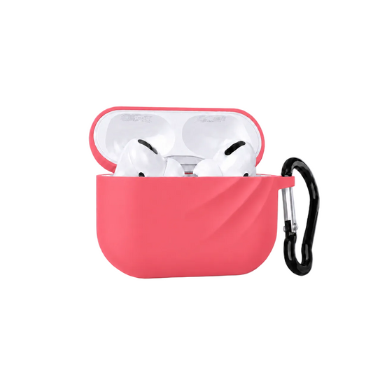 Devia Apple AirPods PRO silicone case - red product photo