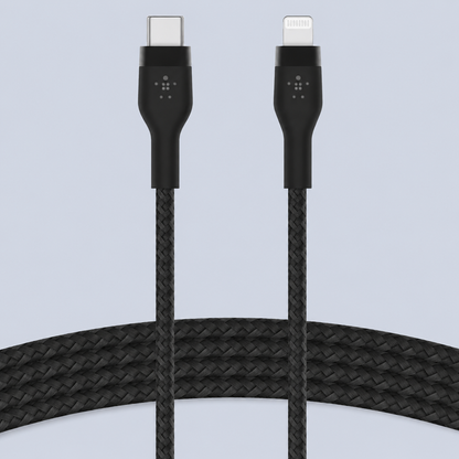 Belkin BoostCharge Pro Flex USB-C to Lightning Cable 1M - Black