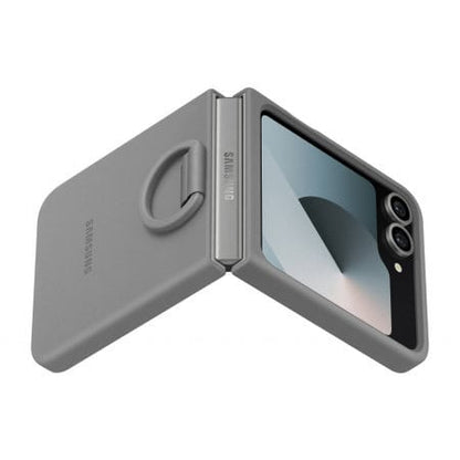 Samsung Grey Silicone Case with Ring - for Samsung Galaxy Z Flip 6 product photo