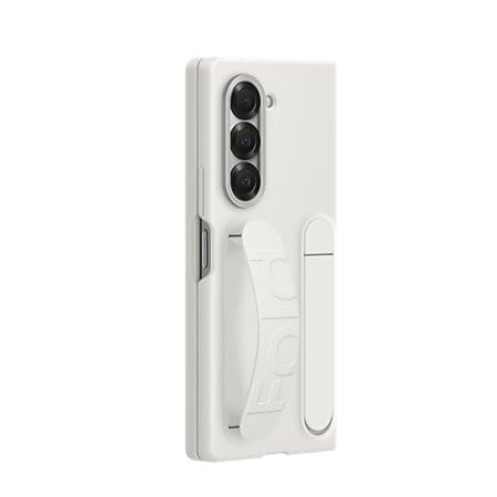 Samsung White Silicone Grip Case with Stand - for Samsung Galaxy Z Fold 6 product image
