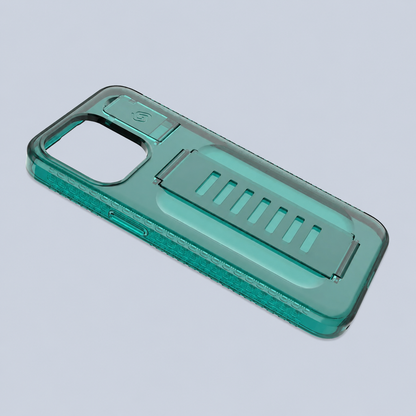 Grip2u iPhone 15 Pro Max Boost Case with Kickstand (Teal)