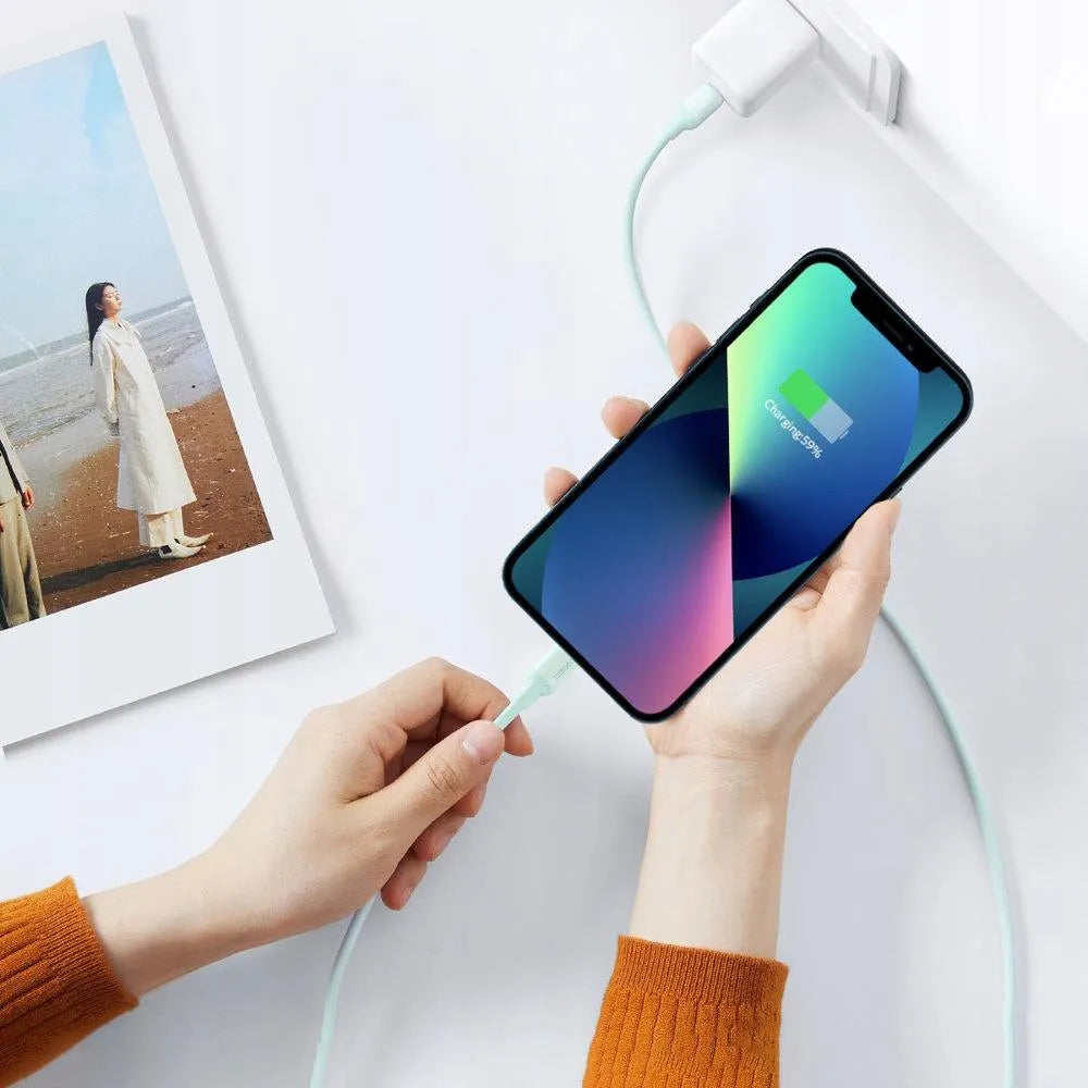 Ugreen fast charging cable USB Type C - Lightning green product photo