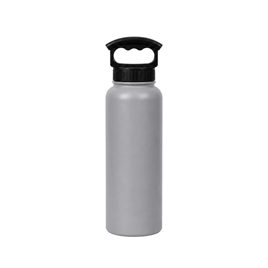 Fifty 34oz - Slate Grey Bottle-3 Finger Grip Cap product photo