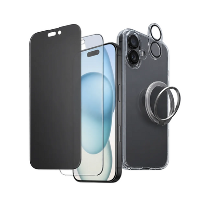 Levore iPhone 16 Case Full Body 5 in 1 Full Shield Protection Package