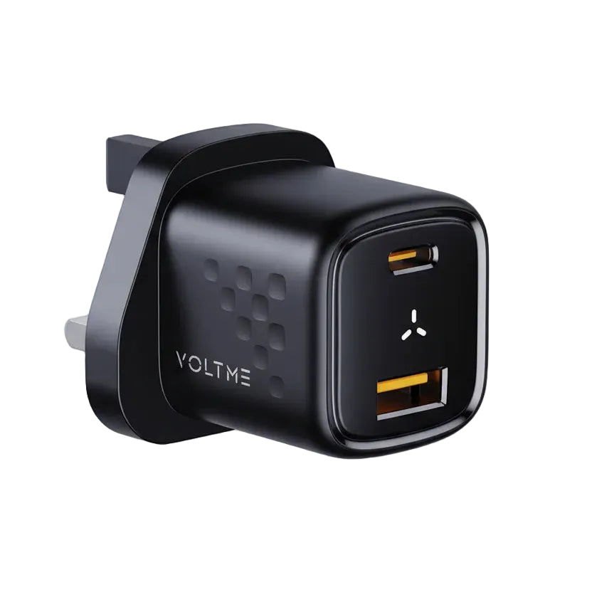 Voltme Revo 30 Duo CA USB C Wall Charger 30W Black