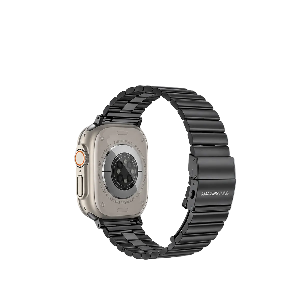 AmazingThing Titan Steel Apple Watch Band Ergonomic Design for All-day Wear