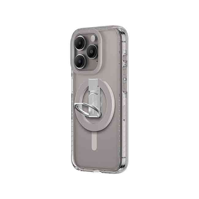AmazingThing Titan Pro Magnetic Case Grip Ring Set iPhone 15 Pro max-Clear