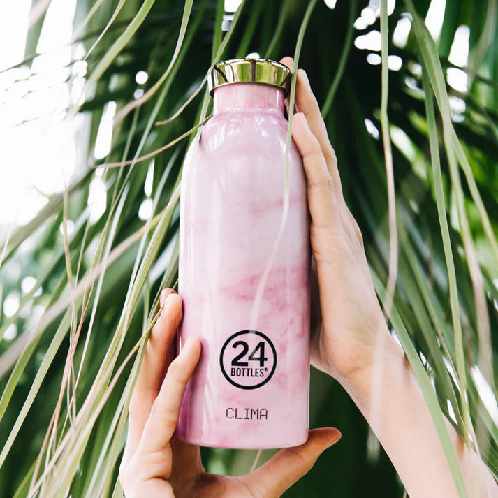 Clima Bottle 500ml Pink Marble - from 24bottles additional product image