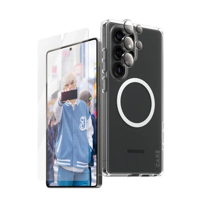 PanzerGlass CARE Flagship 3-in-1 Bundle Samsung Galaxy S25 Ultra product photo