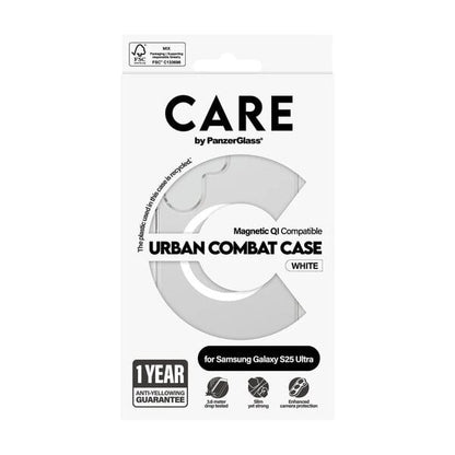 PanzerGlass CARE Samsung Galaxy S25 Ultra Flagship Case Transparent Urban Combat