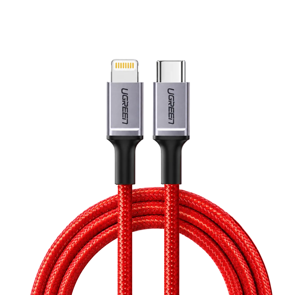 Ugreen USB-C To Lightning Cable 1m - Red