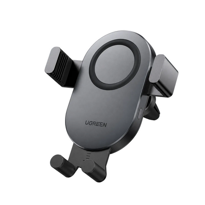 Ugreen Car Qi Wireless Charger 15W Car Phone Holder on Ventilation Grille Black (40118 CD256)