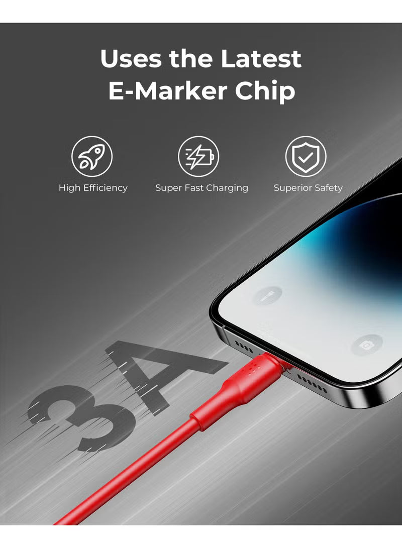 VOLTME Phone Charging Cable Type-C to Lightning 2 0meters Fast Charging USB-C to Lightning