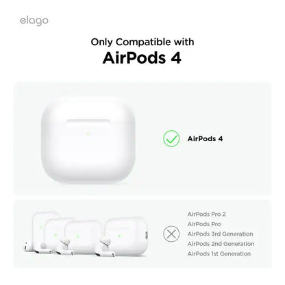 Elago AirPods 4 Clear Hang case - Transparent product photo