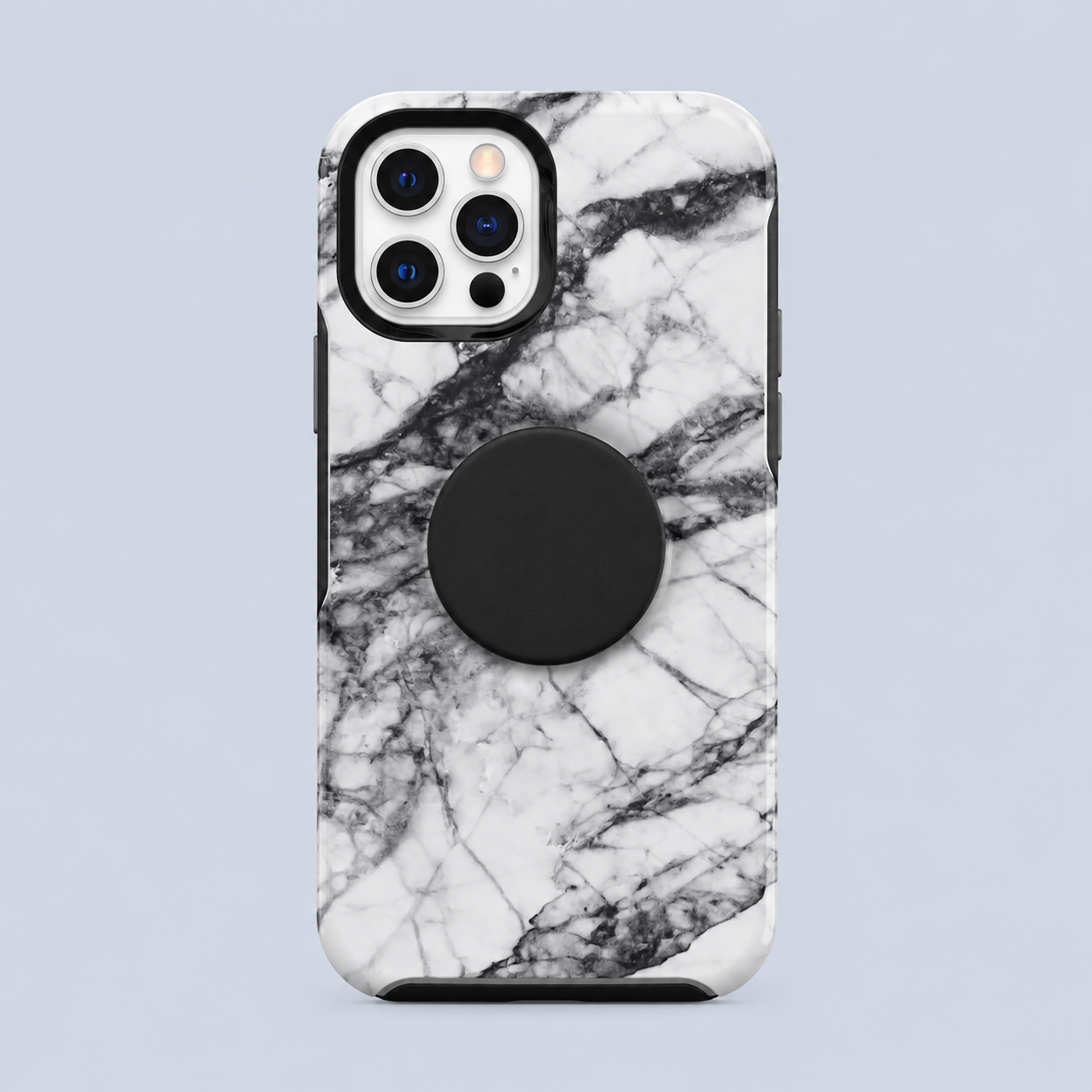 OtterBox iPhone 12 Pro Max Otter + POP Symmetry Series Case - White Marble