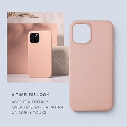 Native Union iPhone 12 Pro Max Clic Classic Case - Nude Pink side view