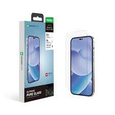 AmazingThing 14 pro max 6 7” 2 5d pure glass with sleeve packaging clear
