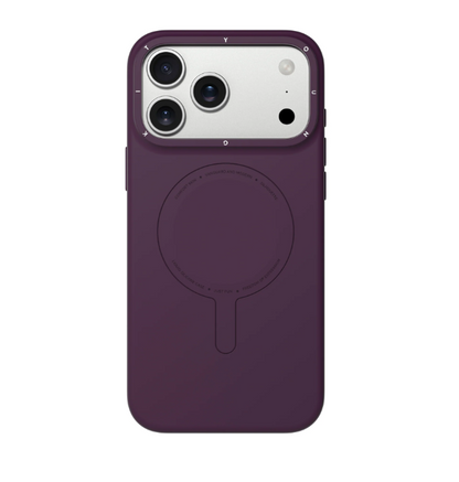 Youngkit Morandi Silicone for iPhone 18 Pro / 17 Pro  Case - Burgundy