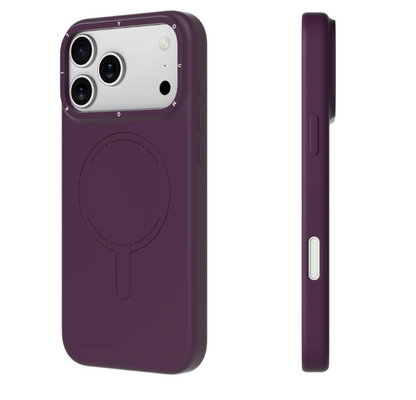 Youngkit Morandi Silicone for iPhone 18 Pro / 17 Pro  Case - Burgundy