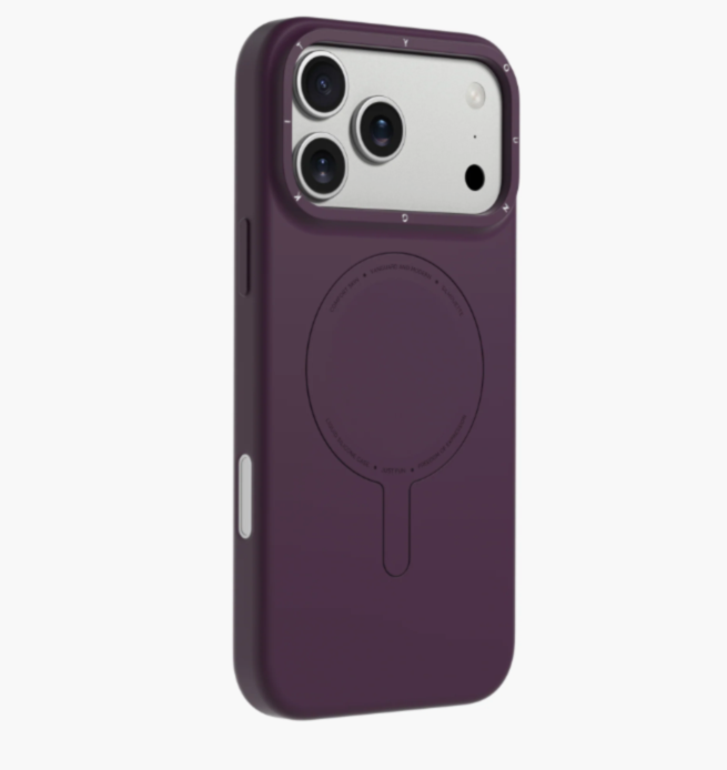 Youngkit Morandi Silicone for iPhone 18 Pro / 17 Pro  Case - Burgundy